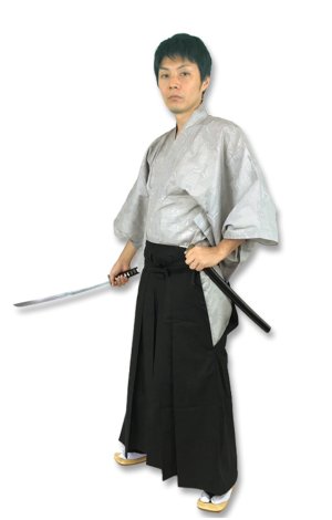 Photo5: "HAKAMA"( JAPANESE PLEATED SKIRT )