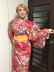 Photo2: Flower of Four Seasons  "Kimono" robe (2)