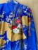 Photo13: Bamboo and peony "Happi-coat" robe