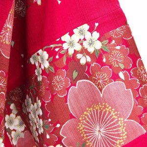 Photo10: Cherry Blossom  "Happi-coat" robe (Half length)