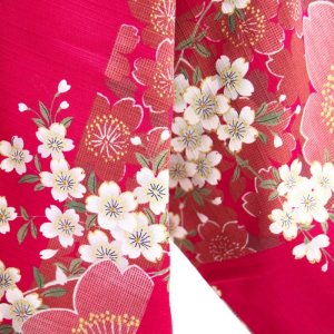 Photo9: Cherry Blossom  "Happi-coat" robe (Half length)