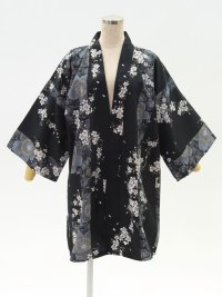 Cherry Blossom  "Happi-coat" robe (Half length)