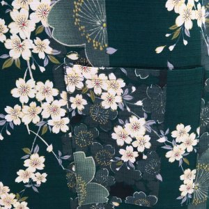Photo14: Cherry Blossom  "Happi-coat" robe (Half length)