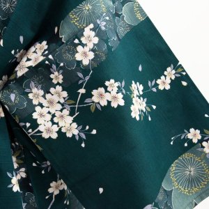 Photo15: Cherry Blossom  "Happi-coat" robe (Half length)