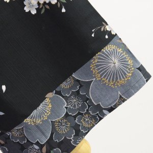 Photo4: Cherry Blossom  "Happi-coat" robe (Half length)