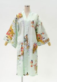 Silk Cherry Dance "Happi-Coat" robe
