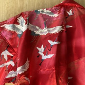Photo15: Crane "Happi-Coat" robe