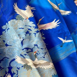 Photo10: Crane "Happi-Coat" robe