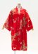 Photo7: Silk Chrysanthemum & Crane "Happi-Coat" robe