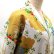 Photo2: Bamboo and peony "Happi-coat" robe