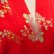 Photo11: Silk Chrysanthemum & Crane "Happi-Coat" robe