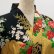 Photo7: Bamboo and peony "Happi-coat" robe (7)