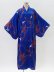 Photo1: Silk "SAKURA"(CHERRY) ＆ Crane "KIMONO" robe (1)