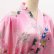 Photo9: Silk Graceful Flower "KIMONO" robe