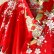 Photo16: Silk Cherry Dance "KIMONO" robe
