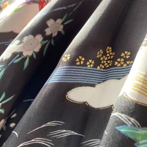 Photo17: Silk Boating "Happi-Coat" robe