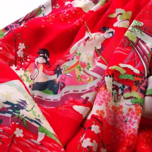 Photo6: Silk Boating "Kimono" robe