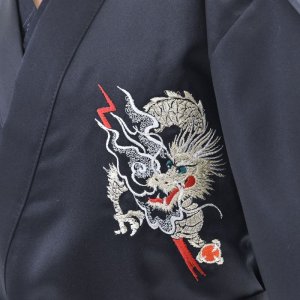 Photo8: Fighting Dragon "Kimono" robe