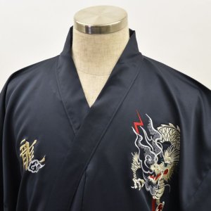 Photo5: Fighting Dragon "Kimono" robe