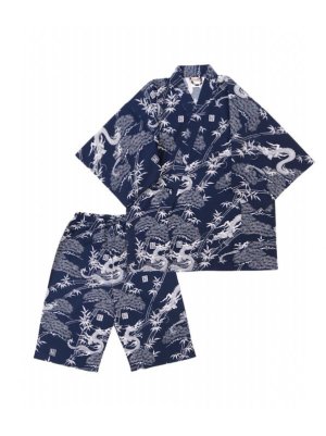 Photo1: DRAGON "JINBEI"(JACKET & SHORT PANTS) SIZE S~M