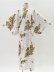 Photo1: Chrysanthemum & Crane  "Kimono" robe (1)