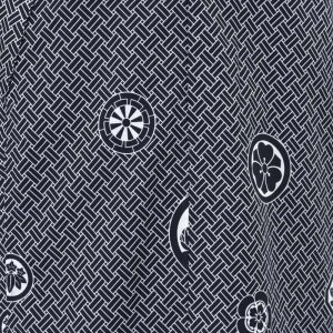 Photo8: FAMILY EMBLEM "JINBEI"(JACKET & SHORT PANTS) SIZE S~M