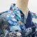 Photo3: Flower & Ribbon "Kimono" robe XL ( Wide Size ) (3)