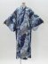 Photo2: Flower & Ribbon "Kimono" robe XL ( Wide Size ) (2)