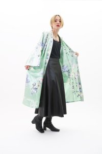 Japanese calligraphy "Happi-Coat" robe