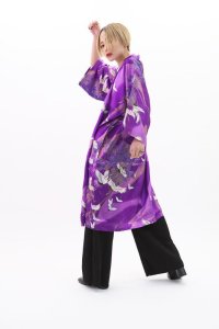 Silk Crane "Happi-Coat" robe