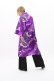 Photo2: Silk Crane "Happi-Coat" robe