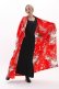 Photo1: Silk Graceful Flower "KIMONO" robe (1)