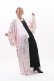 Photo3: Silk Wisteria "KIMONO" robe
