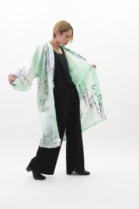 Silk Wisteria "Happi-Coat" robe