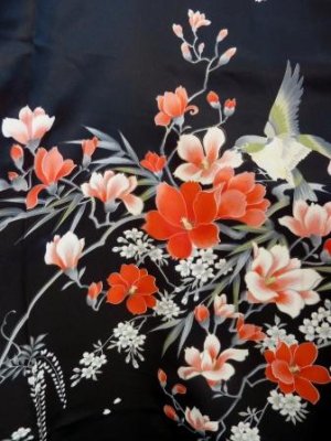 Photo3: Magnolia  "Kimono" robe