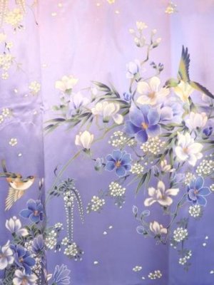 Photo4: Magnolia  "Kimono" robe