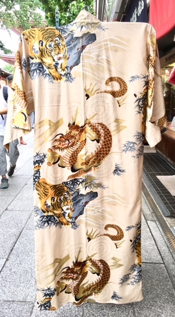 silk tiger robe