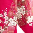 Photo9: Cherry Blossom "Happi-coat" robe (Half length)