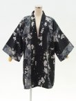 Photo1: Cherry Blossom "Happi-coat" robe (Half length)