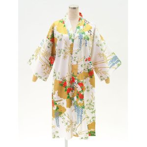 Photo: Bamboo and peony "Happi-coat" robe