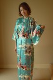 Photo11: Silk Boating "Kimono" robe