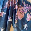 Photo12: Silk Chrysanthemum ＆ Crane "KIMONO" robe