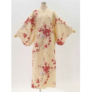 Photo: "SAKURA"(CHERRY)  & Crane  "Kimono" robe