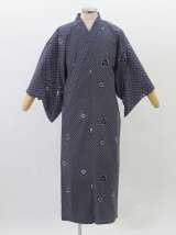 Photo: Family Emblem  Cotton "YUKATA" robe (Long)