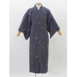 Photo: Family Emblem  Cotton "YUKATA" robe (Long)