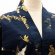 Photo9: Chrysanthemum & Crane  "Kimono" robe