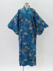 Photo1: Bamboo & Fan "Kimono" robe