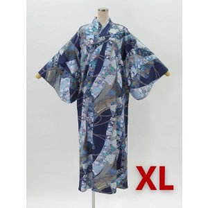 Photo: Flower & Ribbon "Kimono" robe XL ( Wide Size )