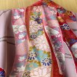 Photo9: Flower & Ribbon "Kimono" robe