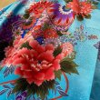 Photo12: Flower & Crane Kimono Robe(SIZE:L)